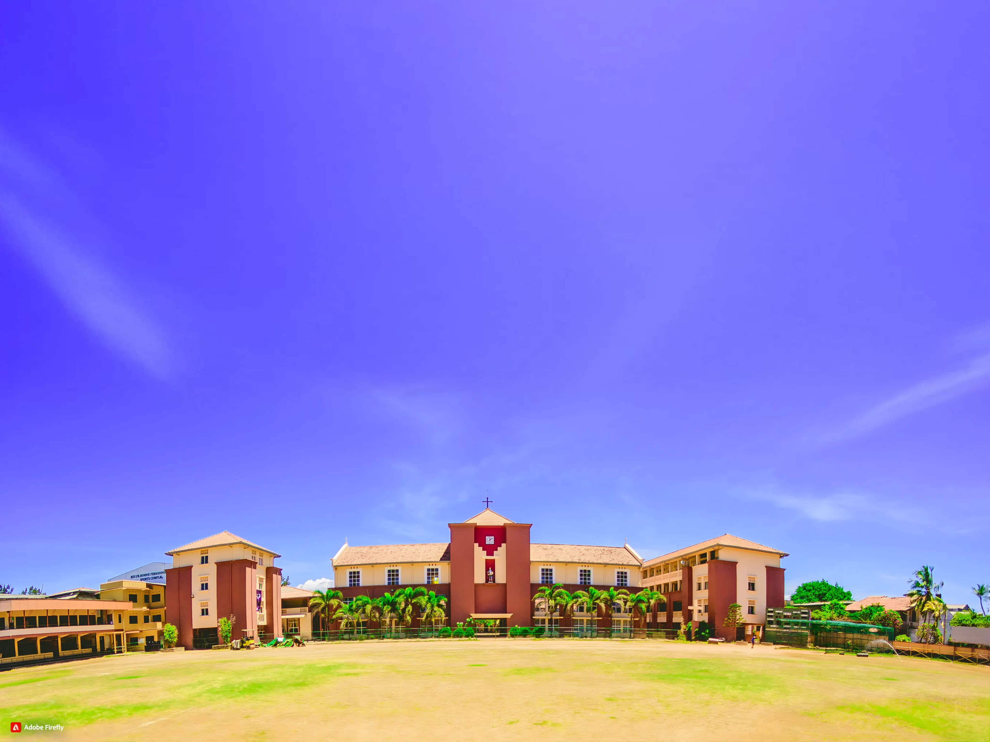 College building front view